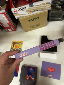 Tetris (Nintendo NES, 1989) Completo En Caja Estuche Protector Limpio Probado Cib