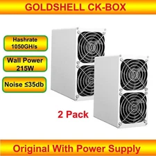 Goldshell CK-BOX 1050GH/s ±5% CKB ASIC Miner Mining with PSU WIFI function 2PK