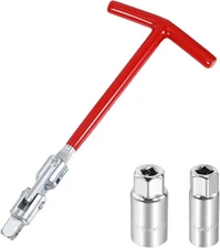 3 Pcs Spark Plug Socket Set, Spark Plug Wrench, Universal T-Handle Sparks Wi