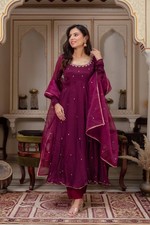 Launching New Heavy Faux Georgette Salwar Kameez With Dupatta For Women