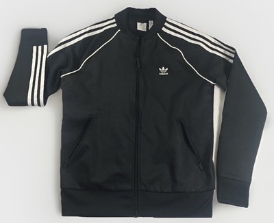 Adidas Originals Track Jacket Black White Stripes Size M Pre-Owned Personalized