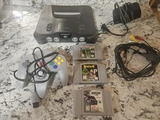 Nintendo 64 Console Bundle Controller Rampage Army Men Tested Working N64