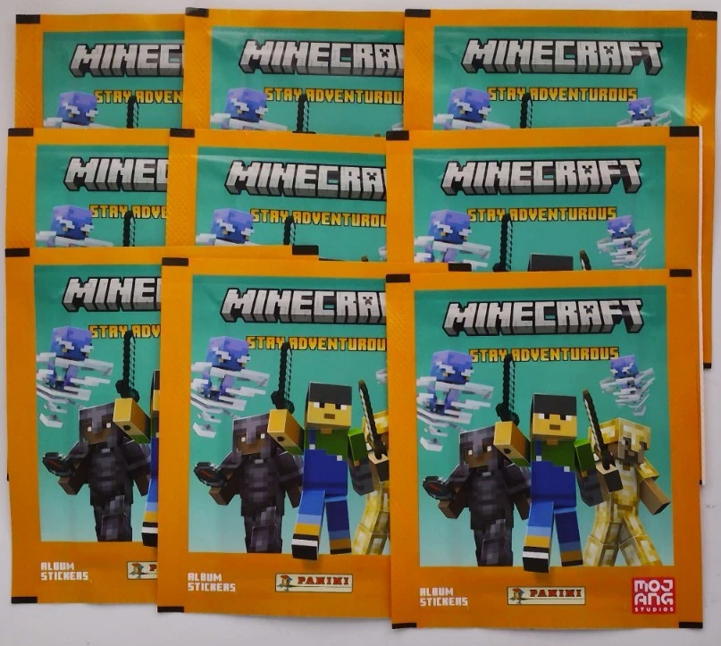 Panini Minecraft Stay Adventurous Stickers Collection Choose 9, 18 or 36 packets
