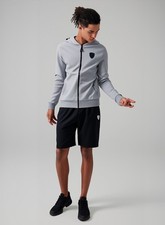 PUMA Ferrari Vintage Rare Rebel Sports Hooded Sweater Gray Cotton Large