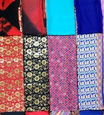 3 Peice Cotton Blend Unstitched open fabric Salwar Kameez dupatta suit Set