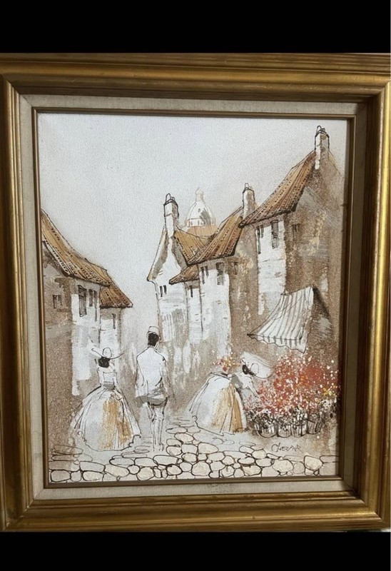 oil painting (1913) Boris Chezar