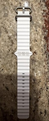 Apple Watch Ultra Ocean Band 49mm (42/44/45/46) Genuine OEM White Used