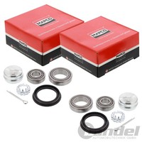 2X Mapco RADLAGER-SATZ Hinten Vorne Passend FüR Audi 100 50 60 75 80 90 Coupe