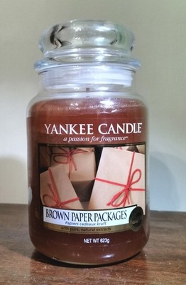 Yankee Candle - Brown Paper Packages NEU, groß, Duftkerze