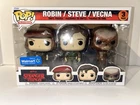 FUNKO POP STRANGER THINGS ROBIN STEVE VECNA WALMART EXCLUSIVE 3 PACK NEW SEALED
