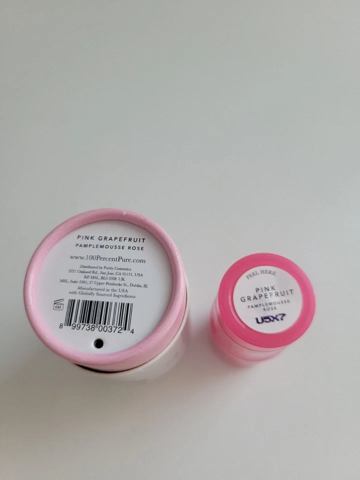 100% Pure Fruit Pigmented Lip & Cheek Tint PINK GRAPEFRUIT 7.5g/0.26 oz SEALED - Image 4 of 4