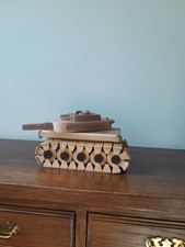 Handmade Tank Made From Wallnut /Maple/Oak With Moveing Tracks And Turrot.