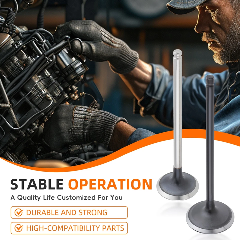 Intake Exhaust Valves Kit For 2010-2014 HYUNDAI GENESIS COUPE 2.0L - Image 3 of 4