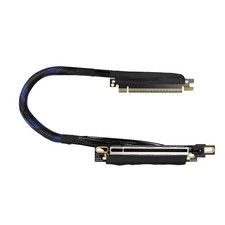 PCIe 5.0 x16 Graphics Card Extension Cable Plated GEN5 Adapter Cable