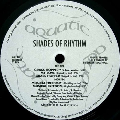 Shades Of Rhythm Musical Freedom 12'' Vinyl Schallplatte 0176