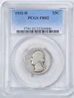 1932-D 25C Washington Silver Quarter Dollar FR02 PCGS 32269000