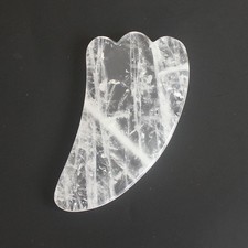 Natural gemstone quartz crystal Gua Sha Tool scraping board SPA Massage Tool