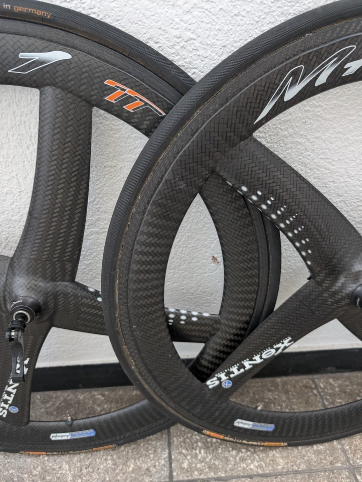 Laufradsatz Xentis Mark 1 TT Shimano 9/10/11-Fach Rennrad 28" Tubular Carbon - Bild 4 von 4