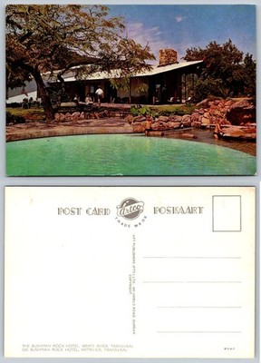 Bushman Rock Hotel White River Transvaal South Africa Chrome Postcard Artco