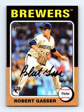 #688 2024 Topps Heritage  Robert Gasser RC Milwaukee Brewers