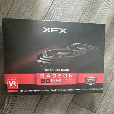 XFX AMD Radeon RX 580 8GB GDDR5 DirectX 12 FreeSync 2 VR HDR Ready