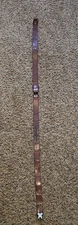 Vintage Red Head 1" Leather Sling Strap 157 T Rifle Gun Stainless Hardware 