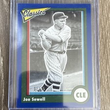 Panini 2023 Chronicles Classics Joe Sewell Cleveland Guardians Insert #1 MLB /25