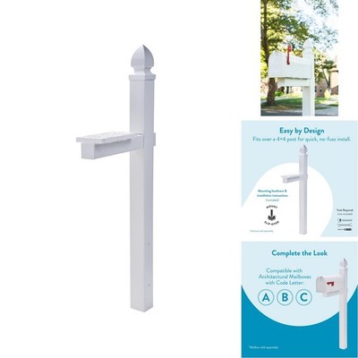 Architectural Mailboxes Whitley Plastic Mailbox Post Compatibility Code A B C