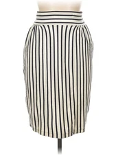 Michel Klein Women Ivory Casual Skirt L