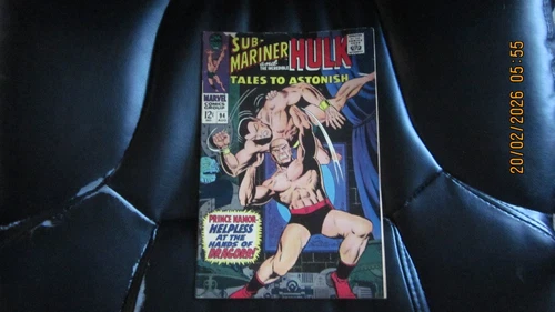 VINTAGE MARVEL COMICS TALES TO ASTONISH #94 AUG 1967 SUB-MARINER AND THE HULK