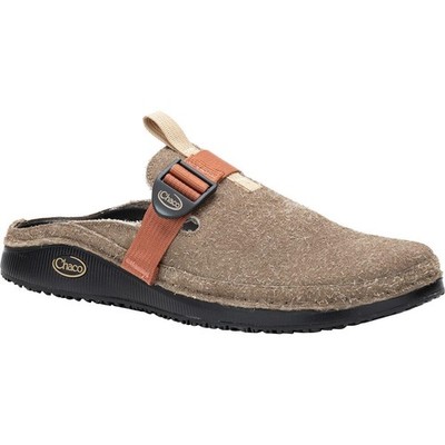 NWT Chaco Men's Paonia Leather Clog Moccasins, Earth Brown, Size 11 LUVSEAT