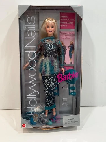 1999 Vintage Mattel Barbie Hollywood Nails Fashion Doll NRFB #17357