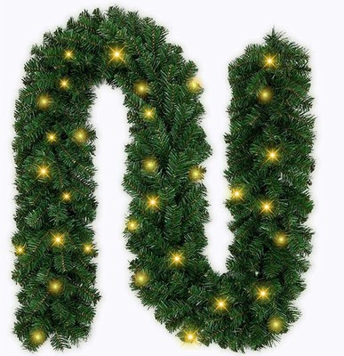 2.7m 5m 10m 20m Girlande mit LED Weihnachtsgirlande Tannengirlande Weihnachten