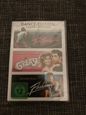 Footloose + Flashdance + Grease - 3-Movie-Dance-Collection # 3-DVD-BOX-NEU OVP