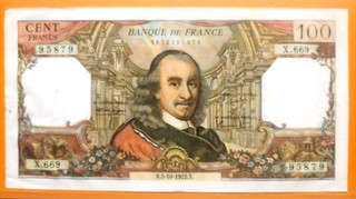 BILLET FRANCE 100 Frs CORNEILLE du ( N.5 10 1972.N) F 65/40 SUP