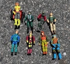 Vintage GI Joe ARAH 3.75” O-ring Figures Lot X 8 Crankcase, Ace, Viper, Brigade