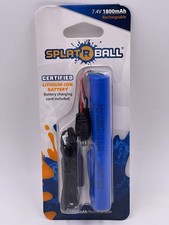 SplatRball Blaster 1800 mAh Rechargeable Battery with One Size, Black