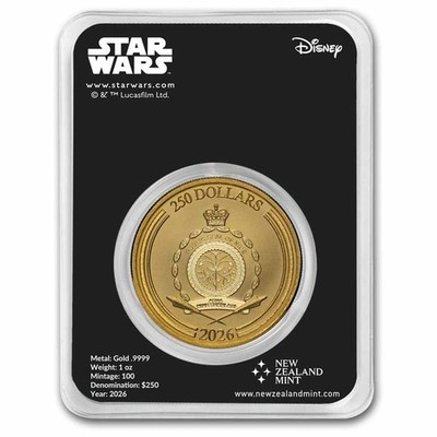 2026 Niue 1 oz Gold $250 Star Wars: Darth Vader Bullion Coin | eBay