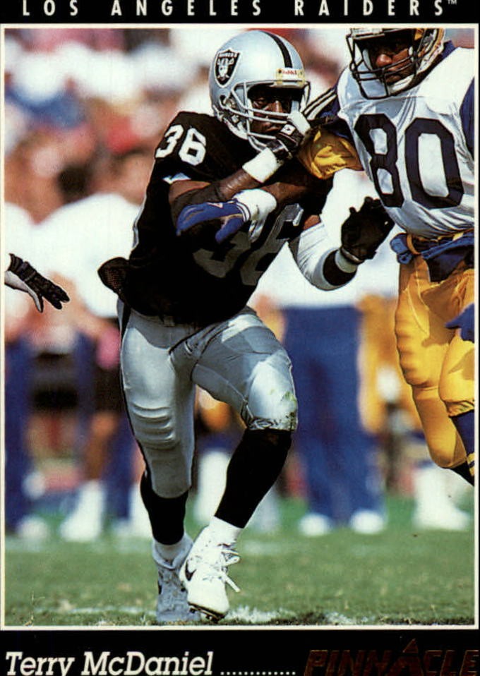 1993 Pinnacle #352 Terry McDaniel - FB