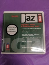 JAZ DISK CARTRIDGE IOMEGA 1GB FOR BACKUP IBM COMPATIBLE  shelf1M