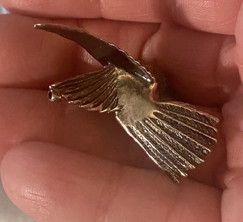 Cute Sterling Silver Bird Brooch Pin Vtg | eBay