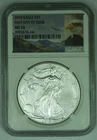 2015 ASE American Silver $1 Eagle NGC MS 70 FDOI