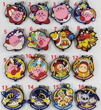 Kirby Connecting Kirby Star Rubber Strap Anime Keychain Keyring Phone Charm Gift