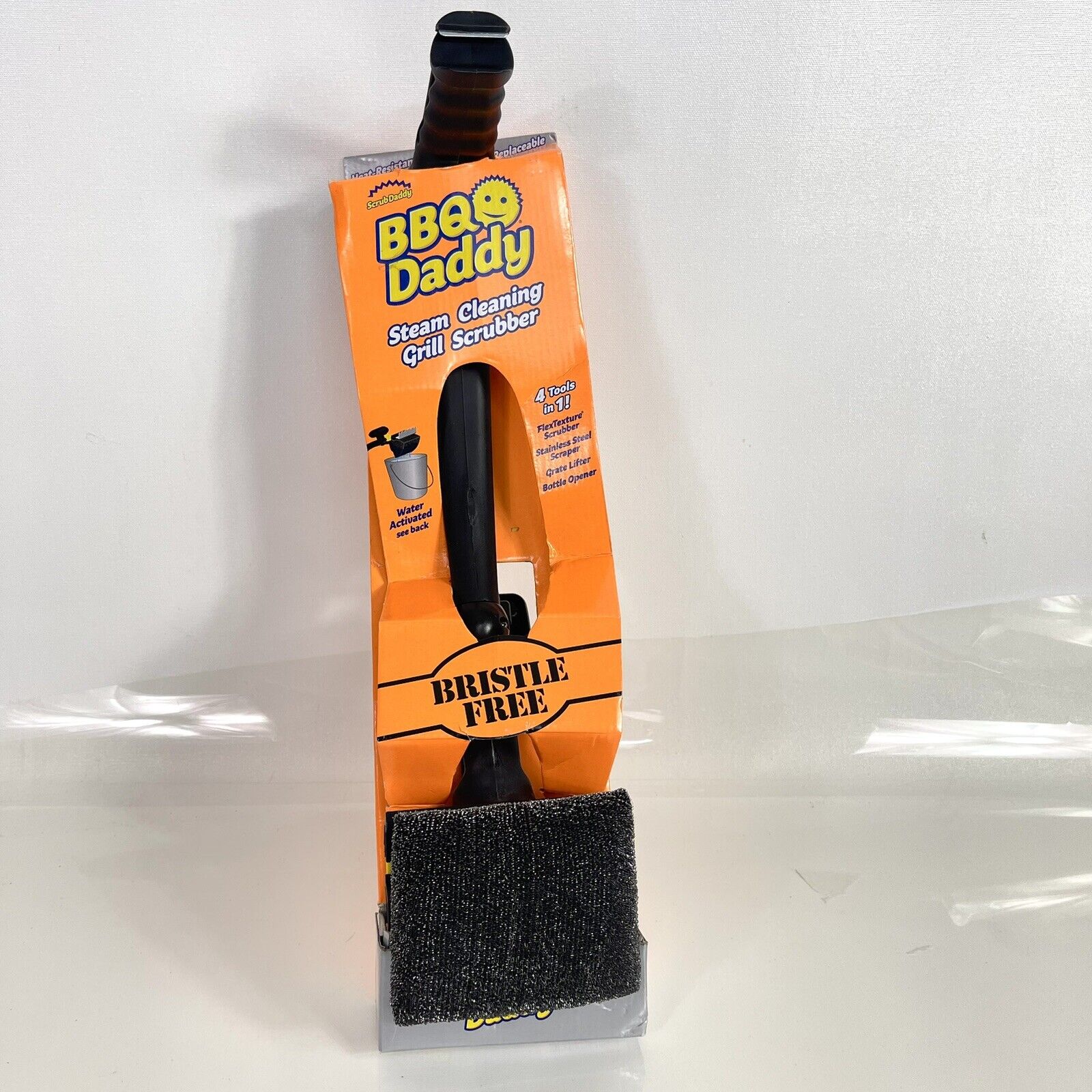 BBQ Daddy Grill Brush - Bristle Free Steam Cleaning Scrubber