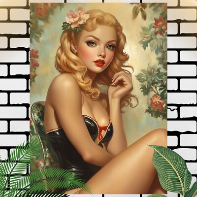 Pin up Girl Anime Poster Schöne Wanddeko Dekoration
