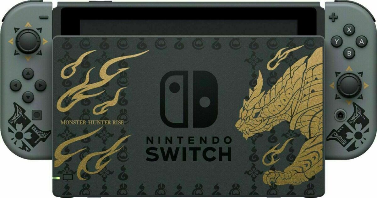 Console Bundle ONLY Nintendo Switch Monster Hunter Rise Console Bundle ONLY Nintendo Switch Monster Hunter Rise