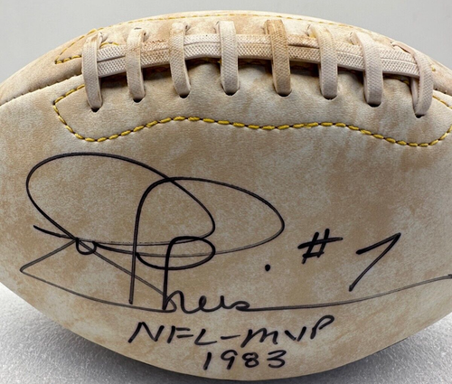 Washington Redskins Joe Theismann Limited Ed Football w/ Inscription - Picture 2 of 9