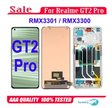 OEM LCD Display Touch Screen Digitizer Frame For Realme GT2 Pro RMX3301 RMX3300