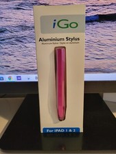 Aluminum Metal Stylus For Apple iPad iPhone Tablet Nintendo 3DS XL Pink iGo NEW