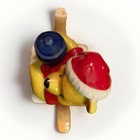 Cardew Designs Winnie The Pooh Santa In Chimney w/ Hunny Pot Teapot 5 1/2" Tall — photo 5
